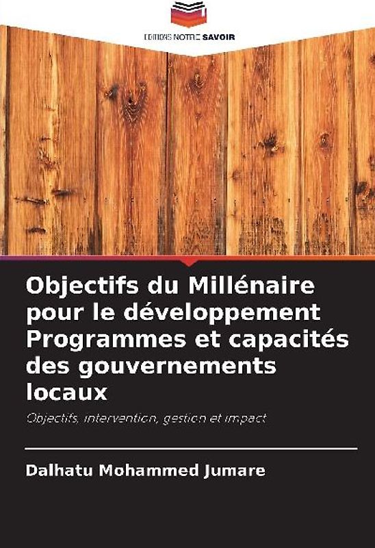 Objectifs du Millénaire pour le développement Programmes et capacités des gouvernements locaux