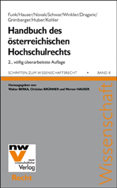 Handbuch des österreichischen Hochschulrechts
