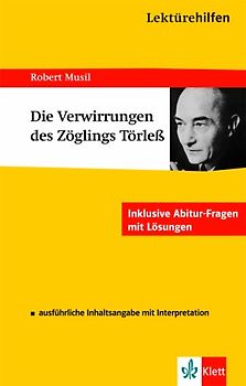 Lektürehilfen "Die Verwirrungen des Zöglings Törleß"