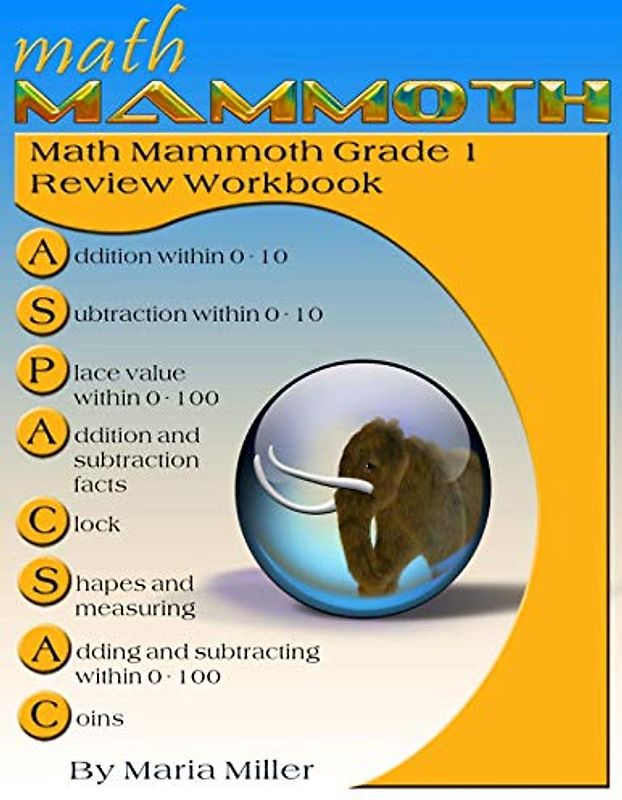Math Mammoth Grade 1 Review Workbook