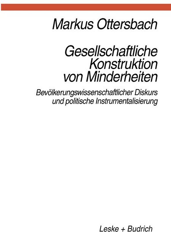 Gesellschaftliche Konstruktion von Minderheiten