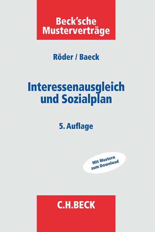 Interessenausgleich und Sozialplan