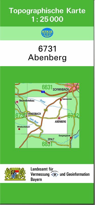 TK25 6731 Abenberg