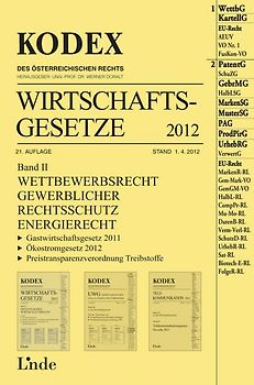 KODEX Wirtschaftsgesetze Band II