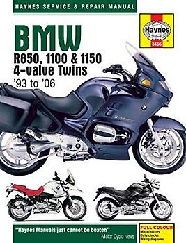 BMW R850, 1100 & 1150 4-valve Twins (93 - 06) Haynes Repair Manual