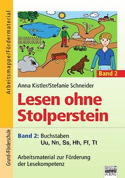 Lesen ohne Stolperstein / Band 2 - Buchstaben Uu, Nn, Ss, Hh, Ff, Tt
