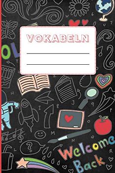 Vokabelheft mit Tafel Englisch Deutsch Vokabeln: Vokabelheft für Jungen | 120 Seiten DIN A5, 2 Spalten und Teilungslinie, Vokabeln lernen Jungs | ... | lustiges Geschenk Tafel Graffiti Schule