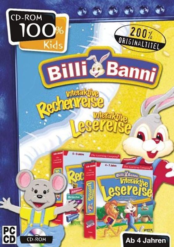 100% Kids: Billi Banni - Interaktiv Lese- u. Rechenreise PC Spiele