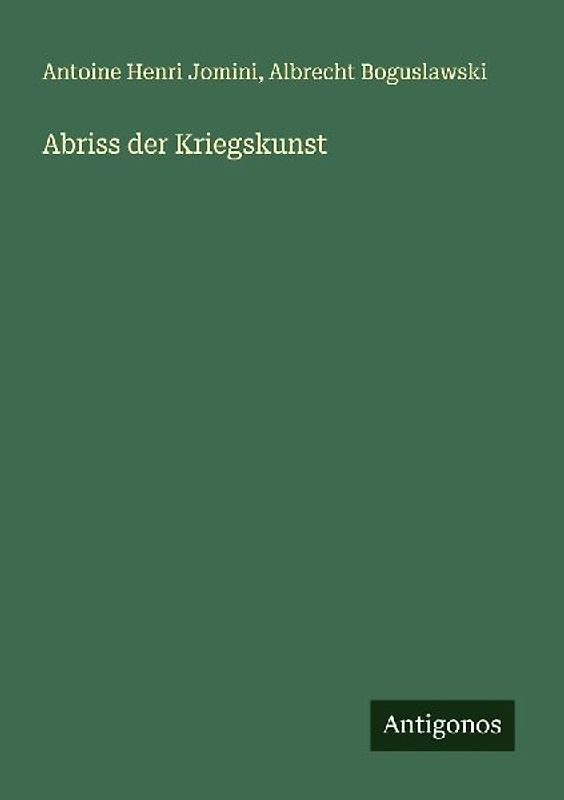 Abriss der Kriegskunst
