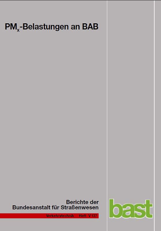 PMx-Belastungen an BAB