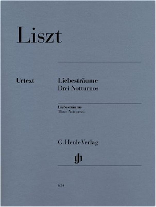 Liebesträume - 3 Notturnos. Klavier 2 ms - Franz Liszt