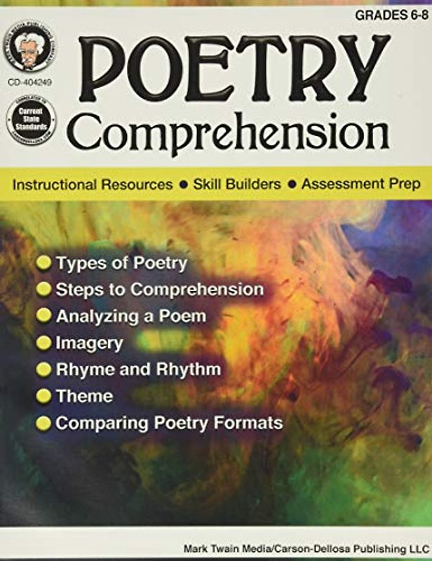 Poetry Comprehension, Grades 6 - 8