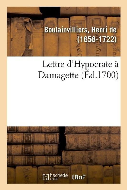 Lettre d'Hypocrate À Damagette