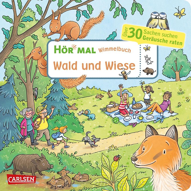 Hör mal (Soundbuch): Wimmelbuch: Wald und Wiese