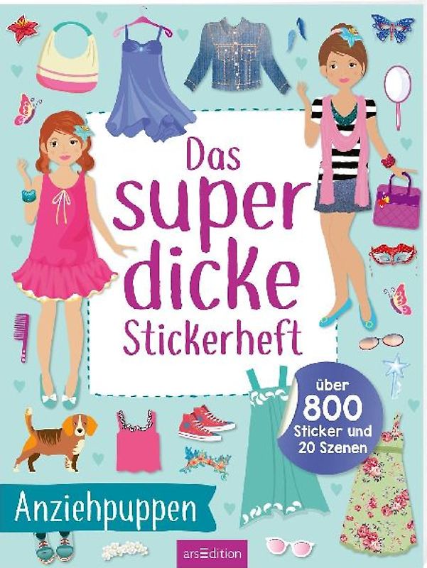 Das superdicke Stickerheft - Anziehpuppen