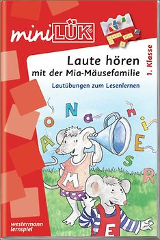 miniLÜK. Deutsch / Laute hören mit der Mia-Mäusefamilie