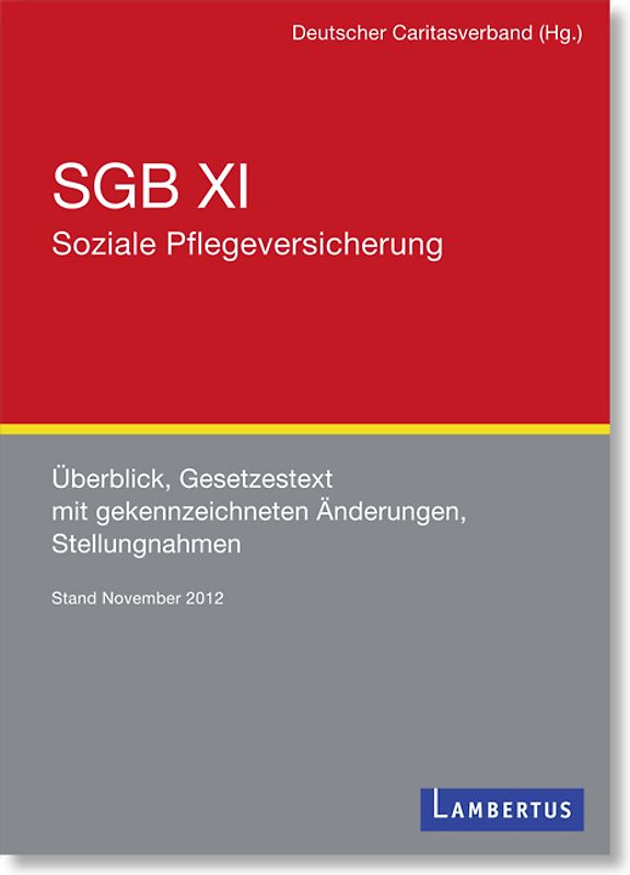 SGB XI - Soziale Pflegeversicherung