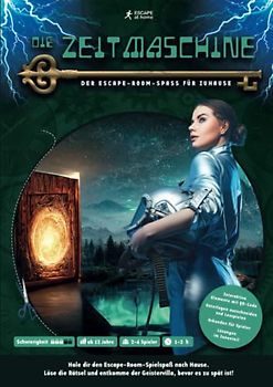 Die Zeitmaschine - Der Escape-Room-Spaß für Zuhause - Rätsel und Denkaufgaben für Jugendliche ab 12 J. und Erwachsene - Escape Buch: Das Escape Room ... für Zuhause (escapeathome.de Escape-Bücher)