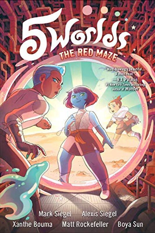 5 Worlds Book 3: The Red Maze: (A Graphic Novel)