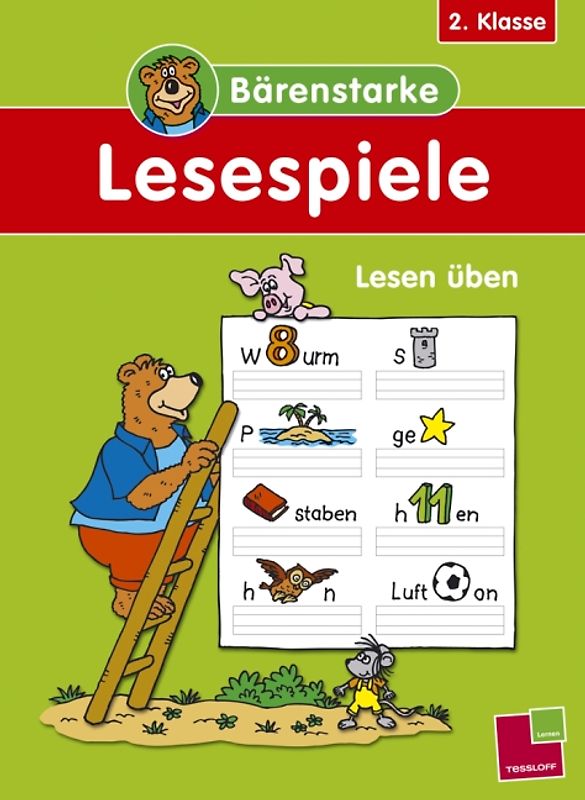 Bärenstarke Lesespiele 2. Klasse: Lesen üben