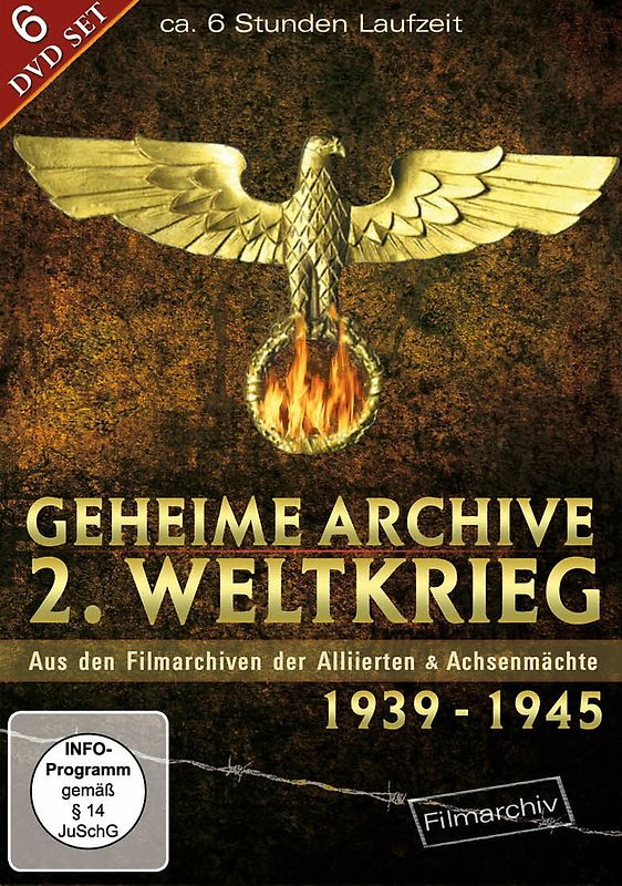Geheime Archive - 2. Weltkrieg 1939-1945 [6 DVDs] DVD