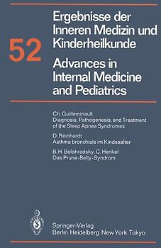Ergebnisse der Inneren Medizin und Kinderheilkunde / Advances in Internal Medicine and Pediatrics