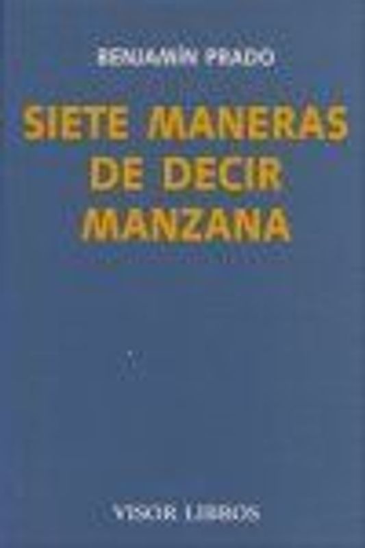 Siete maneras de decir manzana