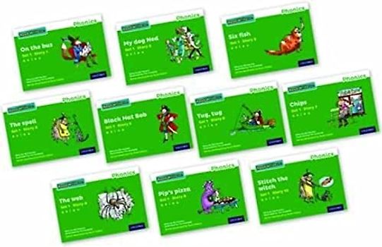 Read Write Inc - Phonics Set 1 Green Story Books - Colour Pack of 10 (NC READ WRITE INC - PHONICS)