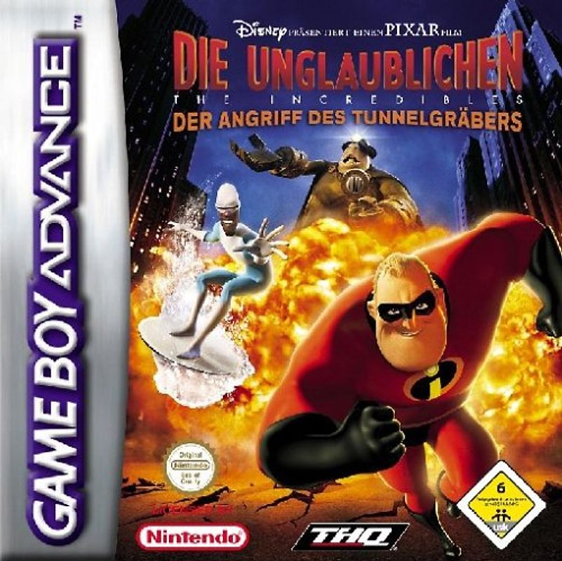 Unglaublichen,Die:The Incredibles 2 Der Angriff des Tunnelgräbers Nintendo Game Boy Advance
