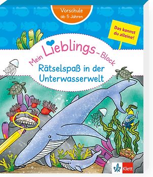 Klett Mein Lieblings-Block: Rätselspaß in der Unterwasserwelt