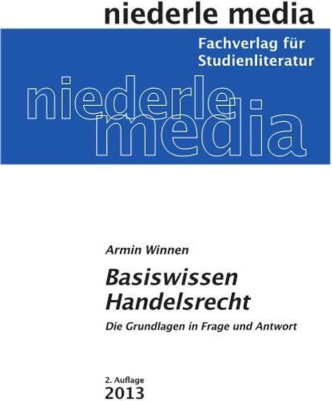 Basiswissen Handelsrecht