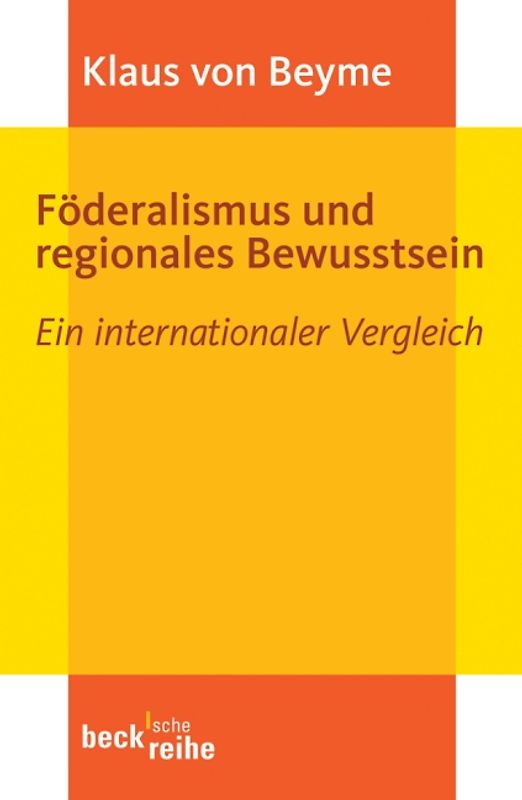 Föderalismus und regionales Bewusstsein