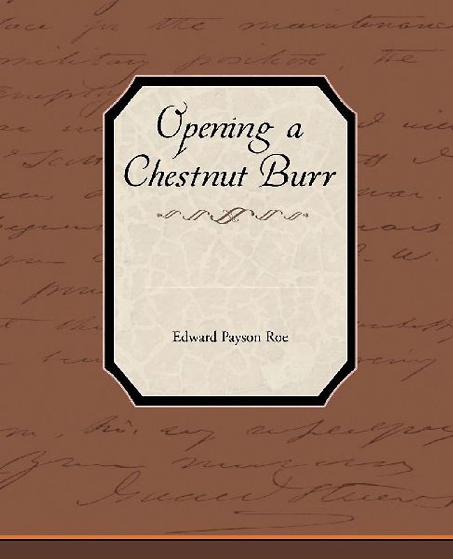 Opening a Chestnut Burr