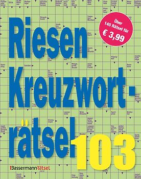 Riesen-Kreuzworträtsel 103 (5 Exemplare à 3,99 €)