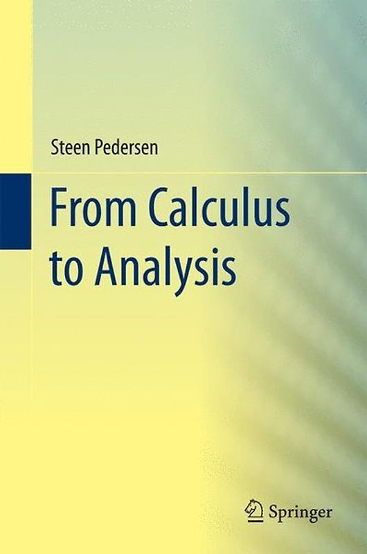 From Calculus to Analysis