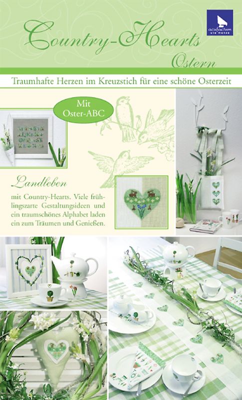 Country-Hearts Ostern. Traumhafte Herzen im Kreuzstich für eine schöne Osterzeit