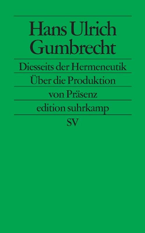 Diesseits der Hermeneutik