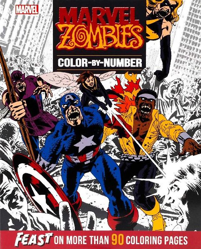 Marvel Zombies Color-By-Number