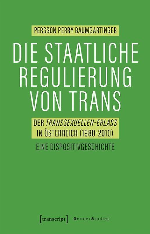 Die staatliche Regulierung von Trans