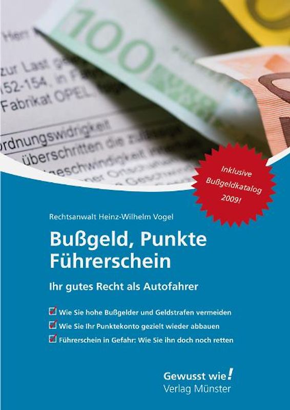 Bußgeld, Punkte, Führerschein