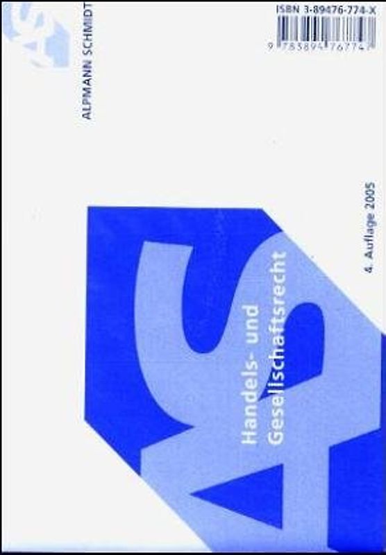Handels- und Gesellschaftsrecht