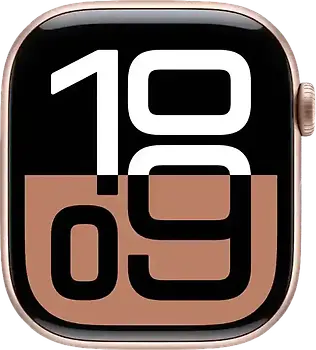 Apple Watch Series 10 42 mm Boîtier aluminium or rose [Wi-Fi]