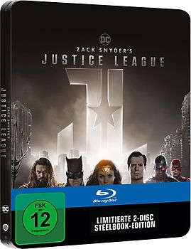 Zack Snyder’s Justice League [Limited Steelbook Edition, 2 Discs] Blu-ray Disc