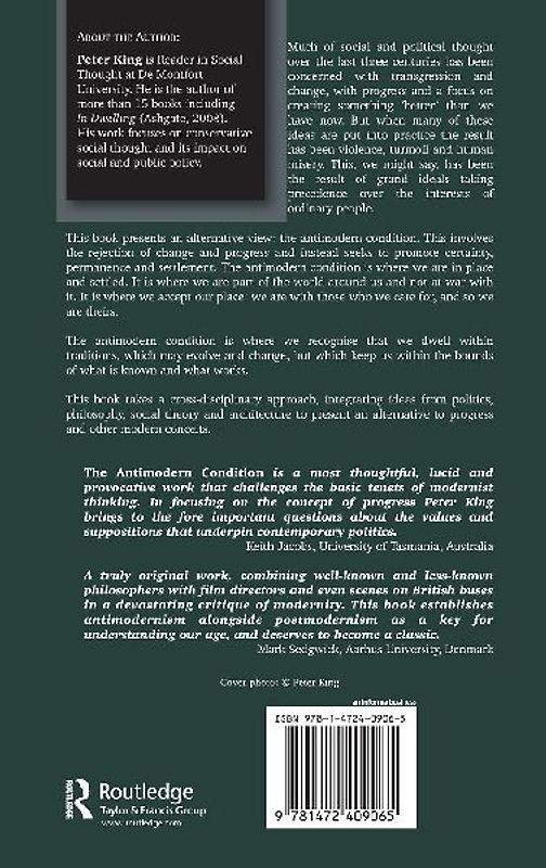 The Antimodern Condition