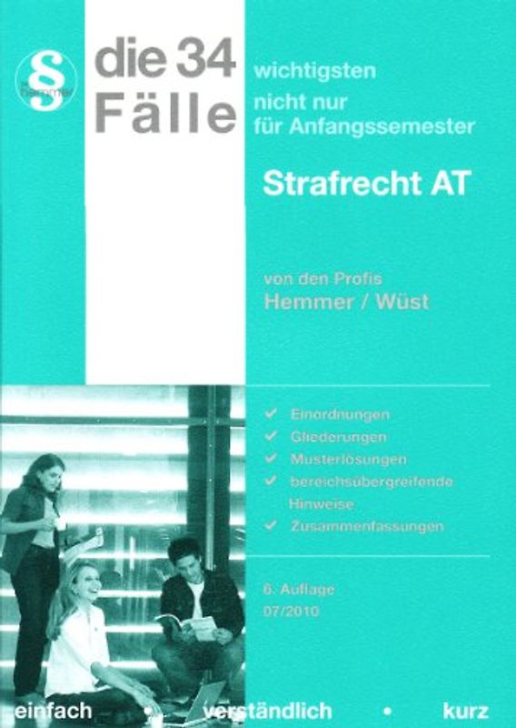 34 Fälle Strafrecht AT