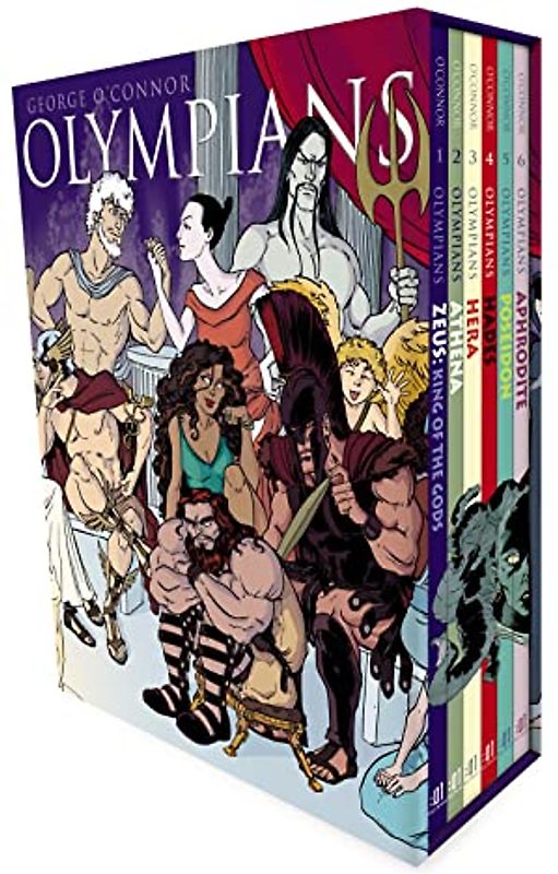 Olympians Boxed Set: Zeus, Athena, Hera, Hades, Poseidon & Aphrodite