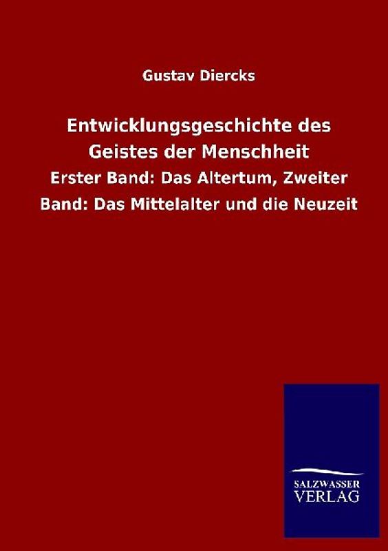 Entwicklungsgeschichte des Geistes der Menschheit