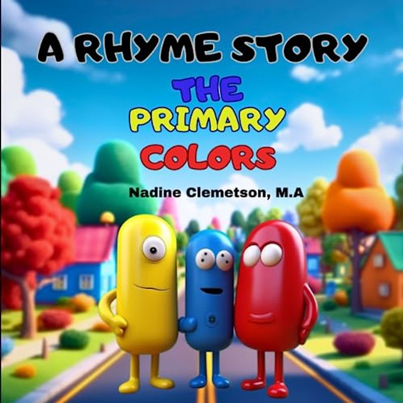 A Rhyme Story: The Primary Colors - Children's Book with High-Definition Scenery for Elementary and Middle School - Children Aged 5-10- 33 Pages, 8.5"x8.5"