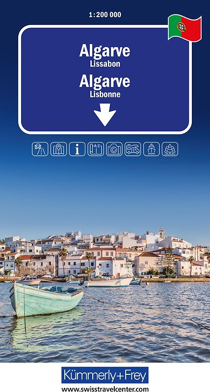 Kümmerly+Frey Regional-Strassenkarte Algarve 1:200.000