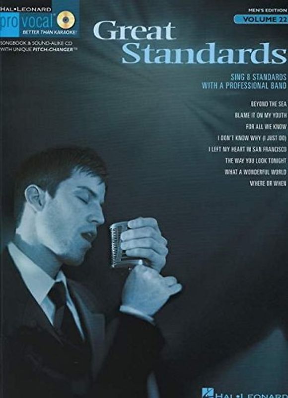 Pro Vocal Volume 22 Mens Edition Great Standards Voice Book/Cd (Pro Vocal Men's Edition, Band 22) (Pro Vocal Men's Edition, 22, Band 22)